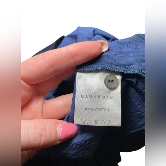 Harshman New NWT Navy 100% Cotton Naomi Dress Size XS - Picture 5 of 6